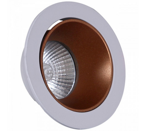 Точечный светильник Reluce 16085-9.0-001PT MR16 WT+ROSE GD Точечный светильник Reluce 16085-9.0-001PT MR16 WT+ROSE GD