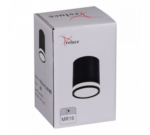 Накладной светильник Reluce 16134-9.5-001MZ MR16 BK