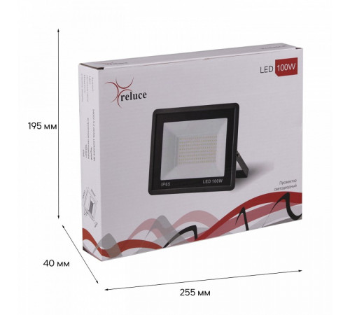 Прожектор Reluce 54001-9.2-001OL LED100W BK