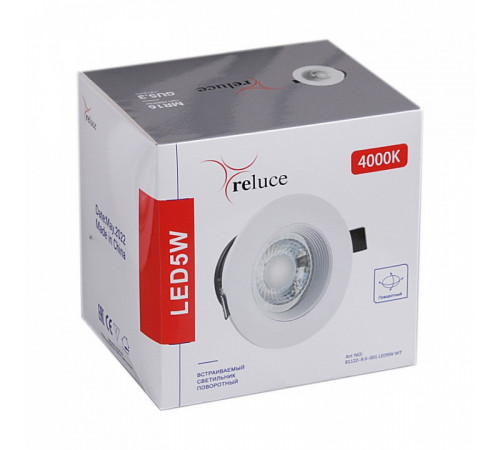 Точечный светильник Reluce 81122-9.0-001 LED5W WT