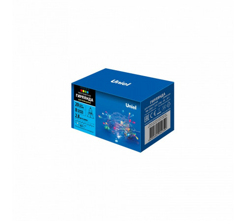 Светодиодная гирлянда Uniel Кубики (07916) разноцветный ULD-S0280-020/DTA Multi IP20 Светодиодная гирлянда Uniel Кубики (07916) разноцветный ULD-S0280-020/DTA Multi IP20