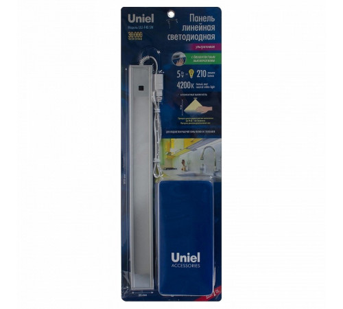 Мебельный светодиодный светильник (UL-00002881) Uniel ULI-F40-5W/4200K Sensor IP20 Silver Мебельный светодиодный светильник (UL-00002881) Uniel ULI-F40-5W/4200K Sensor IP20 Silver