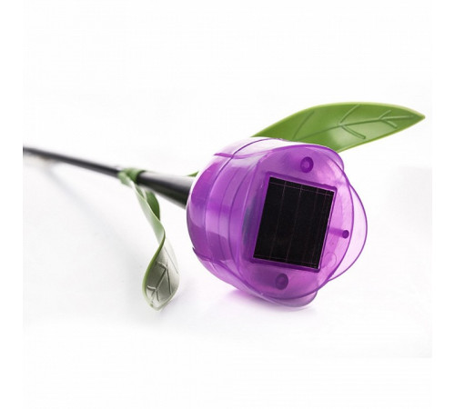 Светильник на солнечных батареях (UL-00004278) Uniel Promo USL-C-453/PT305 Purple Tulip