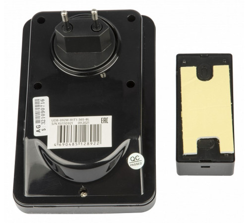 Звонок электронный (UL-00006437) Uniel UDB-092W-R1T1-36S-BL Звонок электронный (UL-00006437) Uniel UDB-092W-R1T1-36S-BL