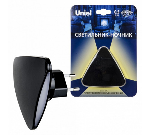 Светильник-ночник Uniel DTL-320 Треугольник/Black/Sensor UL-00007224