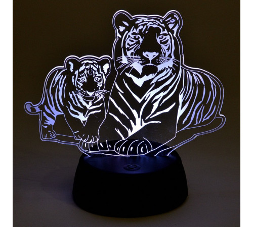 Настольная лампа Uniel ULI-M508 RGB/3AA TIGER FAMILY/BLACK UL-00008403