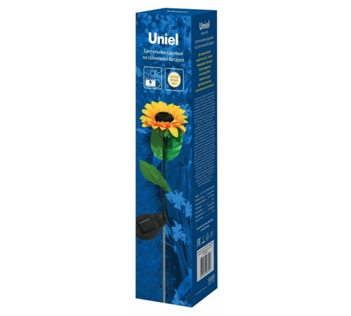 Садовый светильник на солнечной батарее Uniel USL-S-814/PT700 SUNFLOWER UL-00009378 Садовый светильник на солнечной батарее Uniel USL-S-814/PT700 SUNFLOWER UL-00009378