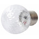 Лампа светодиодная Volpe Decor color LED-D45-1W/3000K/E27/CL/С PINEAPPLE UL-00010064