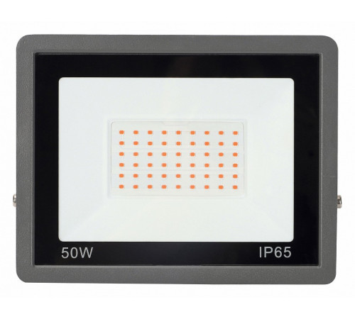 Прожектор для растений Uniel ULF-P42-50W/SPBR IP65 180-260V BLACK картон UL-00010384