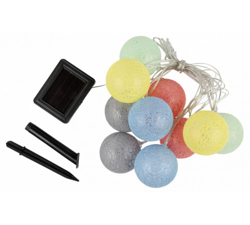 Гирлянда на солнечной батарее Uniel USL-S-139/PM2000 COTTON BALLS UL-00010436
