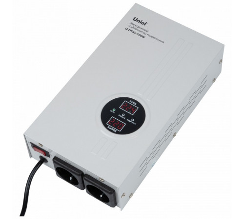 Стабилизатор напряжения Uniel U-DTRS-500W UL-00010576 Стабилизатор напряжения Uniel U-DTRS-500W UL-00010576
