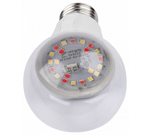 Лампа для растений Uniel LED-A60-10W/SPM3/E27/CL PLP35WH MULTIPLANT UL-00011438 Лампа для растений Uniel LED-A60-10W/SPM3/E27/CL PLP35WH MULTIPLANT UL-00011438