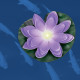 Светильник на солнечной батарее Uniel USL-S-828/PT060 PURPLE WATERLILY UL-00011601
