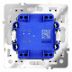 Выключатель двухклавишный с подсветкой Voltum S70 VLS020202