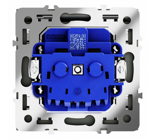 Розетка с защитными шторками и крышкой Voltum S70 VLS040307 Розетка с защитными шторками и крышкой Voltum S70 VLS040307