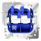 Розетка компьютерная двойная Voltum S70 VLS060201
