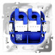 Розетка компьютерная двойная Voltum S70 VLS060202