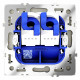 Розетка компьютерная двойная Voltum S70 VLS060205