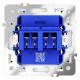 Розетка акустическая Voltum S70 VLS060301