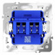Розетка акустическая Voltum S70 VLS060302