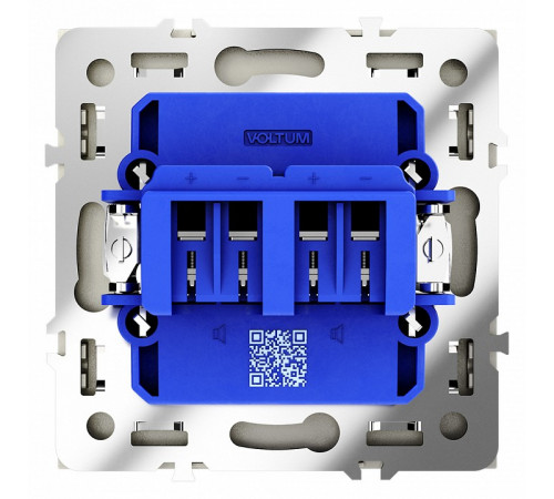 Розетка акустическая Voltum S70 VLS060304