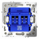 Розетка акустическая Voltum S70 VLS060305
