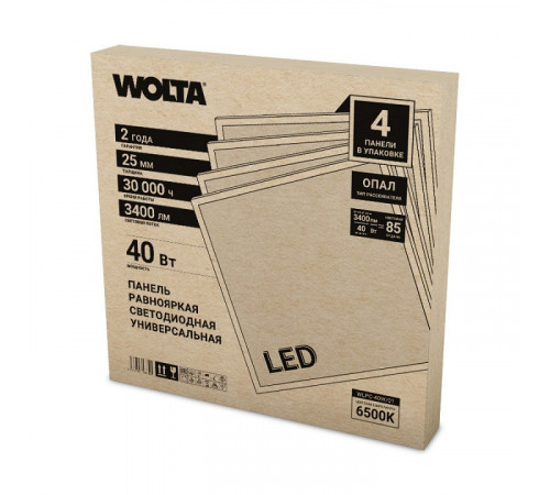 Светодиодная панель Wolta WLPC-40W/01 Светодиодная панель Wolta WLPC-40W/01