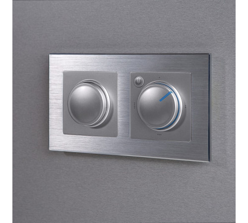 Рамка на 2 поста Werkel Aluminium алюминий W0021706 4690389158032