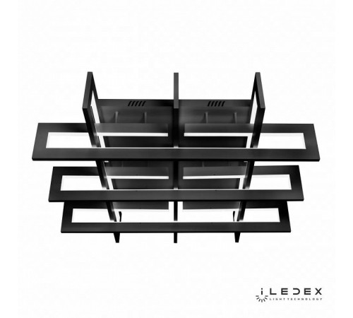 Потолочный светодиодный светильник iLedex Stalker 9082-800*800-X 192W BK Потолочный светодиодный светильник iLedex Stalker 9082-800*800-X 192W BK