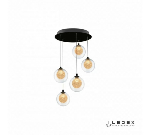 Подвесная светодиодная люстра iLedex Oblivion C4457-5R CR Подвесная светодиодная люстра iLedex Oblivion C4457-5R CR