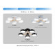 Люстра на штанге Ambrella Light Comfort LineTech FL4826