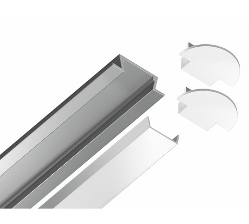 Алюминиевый встраиваемый профиль Ambrella Light Alum Profile GP1001AL