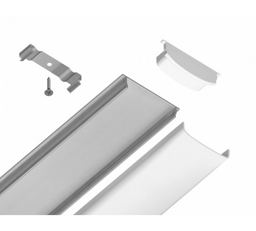 Алюминиевый накладной профиль Ambrella Light Alum Profile GP1600AL Алюминиевый накладной профиль Ambrella Light Alum Profile GP1600AL