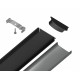 Алюминиевый накладной профиль Ambrella Light Alum Profile GP1600BK