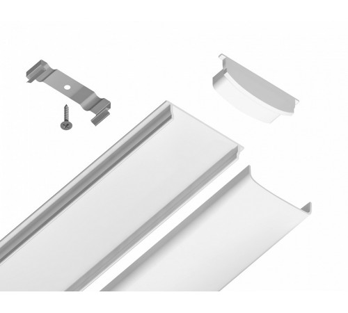 Алюминиевый накладной профиль Ambrella Light Alum Profile GP1600WH Алюминиевый накладной профиль Ambrella Light Alum Profile GP1600WH
