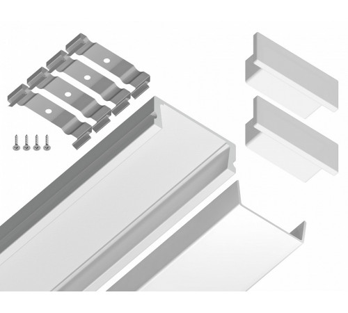 Алюминиевый накладной профиль Ambrella Light Alum Profile GP1700WH Алюминиевый накладной профиль Ambrella Light Alum Profile GP1700WH