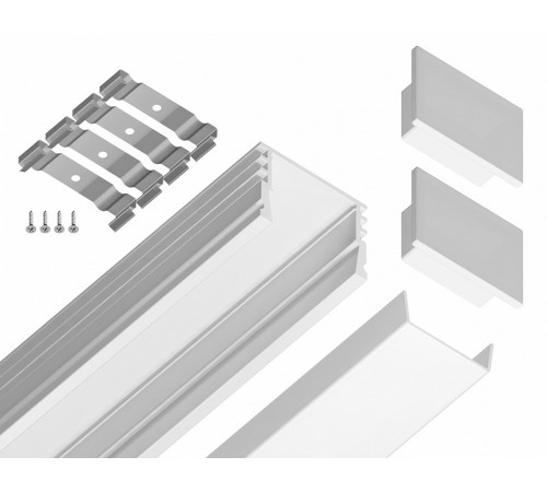 Алюминиевый накладной профиль Ambrella Light Alum Profile GP1750WH Алюминиевый накладной профиль Ambrella Light Alum Profile GP1750WH