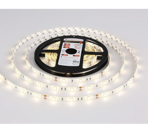 Светодиодная лента Ambrella Light LED Strip 12В 5050 7,2Вт/м 3000K 5м IP65 GS1901 Светодиодная лента Ambrella Light LED Strip 12В 5050 7,2Вт/м 3000K 5м IP65 GS1901