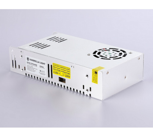 Блок питания Ambrella Light LED Driver 12V 400Вт AC90-260 33.3A IP20 GS9552 Блок питания Ambrella Light LED Driver 12V 400Вт AC90-260 33.3A IP20 GS9552