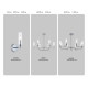 Люстра на штанге Ambrella Light High Light Modern LH55152