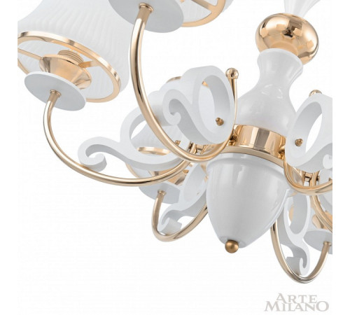 Подвесная люстра Arte Milano Florentia-1097 301097/6 Wh/Gd