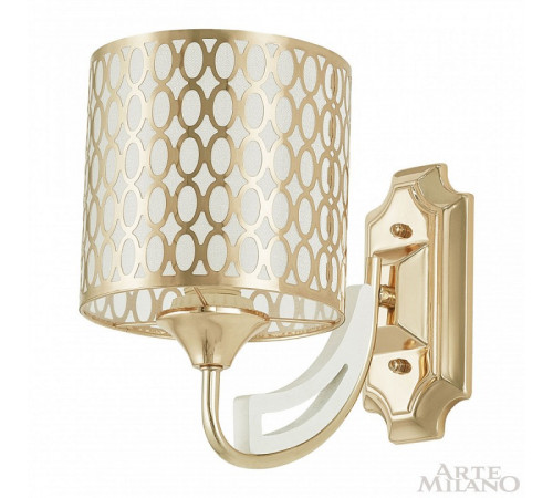 Бра Arte Milano Florentia-3387 303387/1W Wh/Gd Бра Arte Milano Florentia-3387 303387/1W Wh/Gd