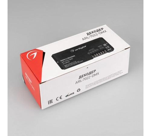 Декодер Arlight ARL-7022-DMX (12-24V, 4x8A, DMX512, XLR3) 027145 Декодер Arlight ARL-7022-DMX (12-24V, 4x8A, DMX512, XLR3) 027145