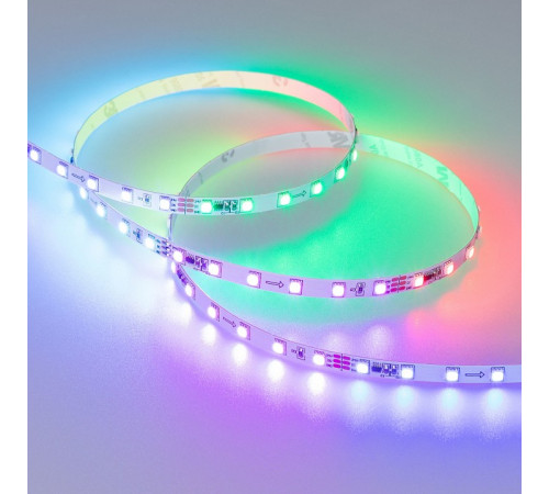 Светодиодная лента Arlight SPI-F72-7mm 24V RGB-PX6 (14.4 W/m, IP20, 3535, 5m) 030195(2)