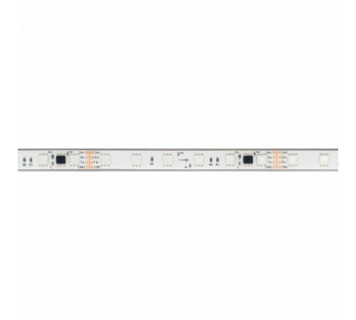 Светодиодная герметичная лента Arlight SPI-PFS-B60-12mm 24V RGB-PX6-BPT (12 W/m, IP68, 5060, 5m) 039602
