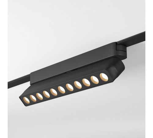 Трековый магнитный однофазный светильник Denkirs Air grill DK5308-BK Трековый магнитный однофазный светильник Denkirs Air grill DK5308-BK