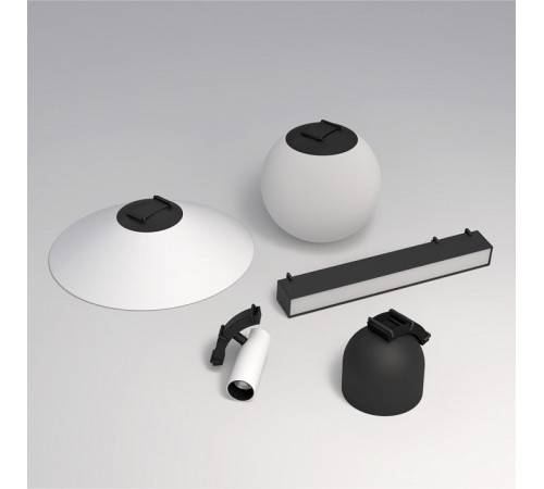 Трековый однофазный светильник Denkirs Belty spot DK5546-BW+BK Трековый однофазный светильник Denkirs Belty spot DK5546-BW+BK
