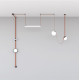 Трековый однофазный светильник Denkirs Belty orb DK5552-BK