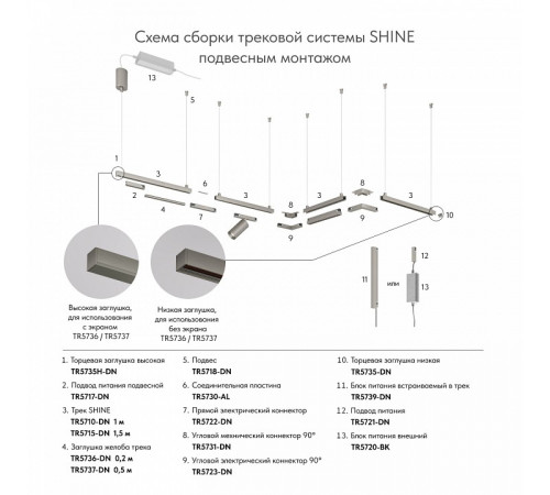 Торцевая заглушка Denkirs Shine Base TR5735H-DN Торцевая заглушка Denkirs Shine Base TR5735H-DN
