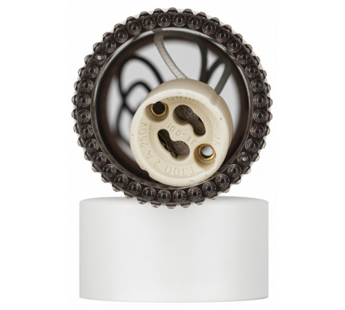 Настенный светильник Эра WL50 WH/BK Б0061196